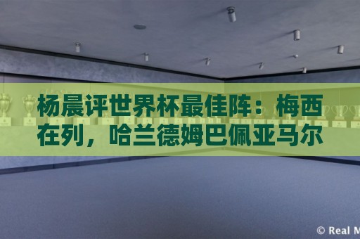 杨晨评世界杯最佳阵：梅西在列，哈兰德姆巴佩亚马尔领衔进攻阵