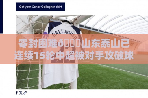 零封困难😓山东泰山已连续15轮中超被对手攻破球门