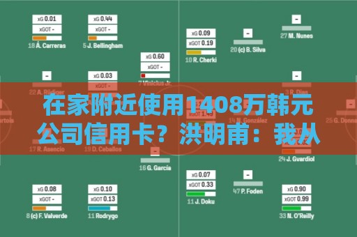 在家附近使用1408万韩元公司信用卡?洪明甫:我从未滥用 在家附近使用1408万韩元公司信用卡?洪明甫:我从未滥用