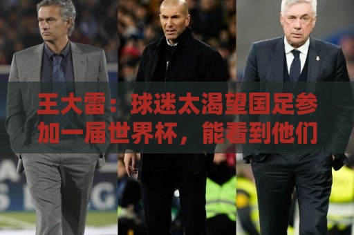 王大雷:球迷太渴望国足参加一届世界杯,能看到他们对足球的热爱 王大雷:球迷太渴望国足参加一届世界杯,能看到他们对足球的热爱